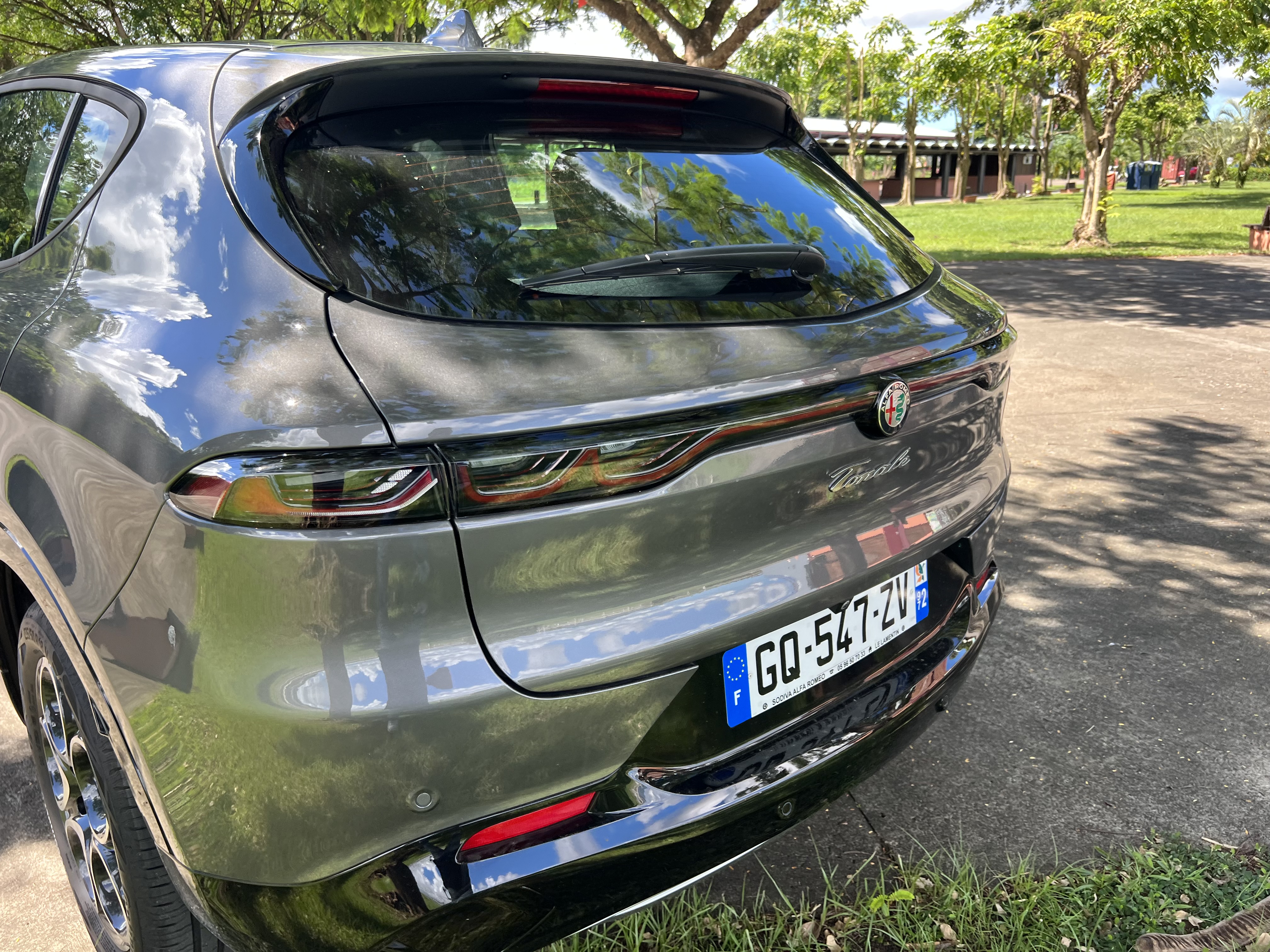 Alfa Tonale Spiegelabdeckungen Titanium